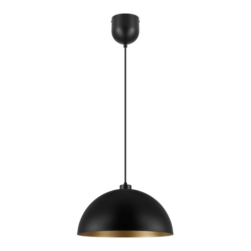 GoodHome Pendant Lamp Songor E27 58cm, black