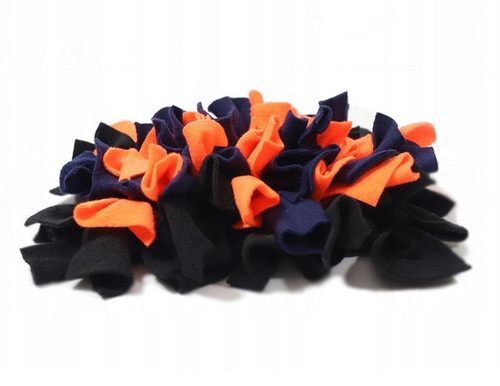 MIMIKO Pets Snuffle Mat for Dogs and Cats Small, black, dark blue, orange