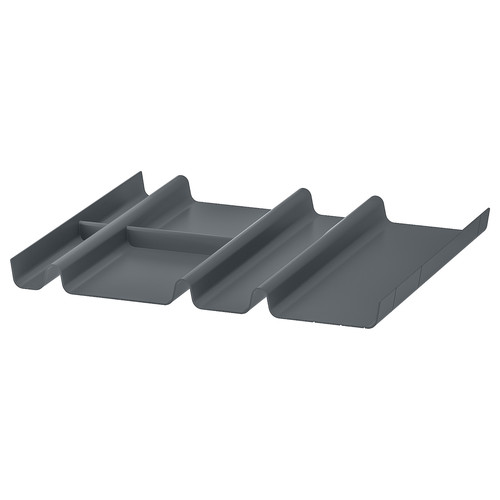 SUMMERA Drawer insert with 6 compartments, anthracite, 44x37 cm
