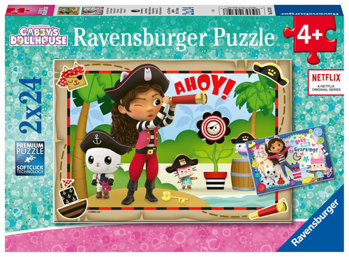 Ravensburger Children's Puzzle Gabby's Dollhouse 2x24 4+