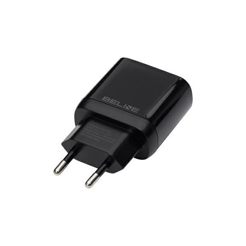 Beline Wall Charger EU Plug 25W USB-C + USB-C cable, black