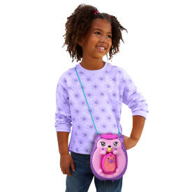 Polly Pocket Hedgehog Mom & Baby Purse Playset JBJ91 4+