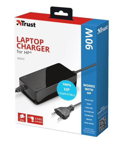 Trust Laptop Charger for HP 90W Maxo EU Plug