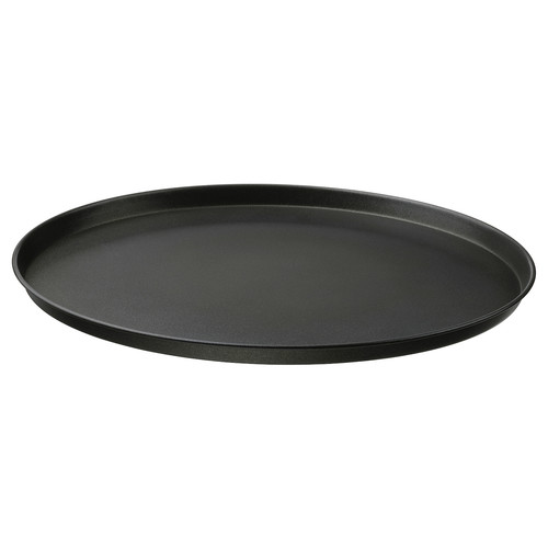 MÅNTAGG Pizza tin, non-stick coating dark grey, 37 cm