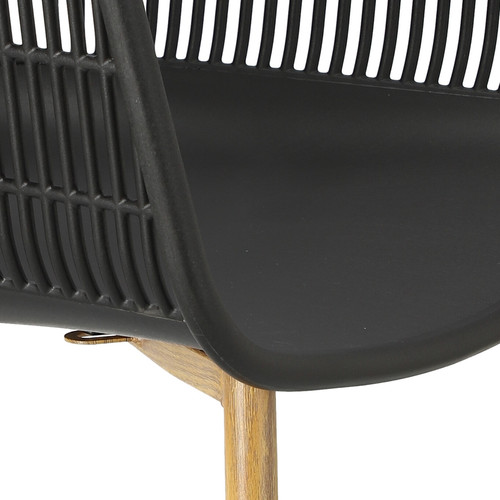 Chair Becker, black/natural