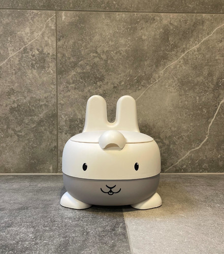 Bo Jungle B-Potty Bunny, grey-white