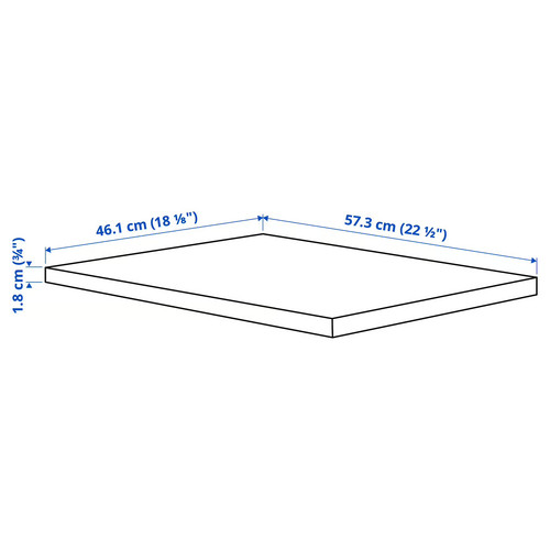 KOMPLEMENT Shelf, beige, 50x58 cm