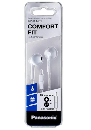 Panasonic Headphones Earphones RP-TCM55E-W