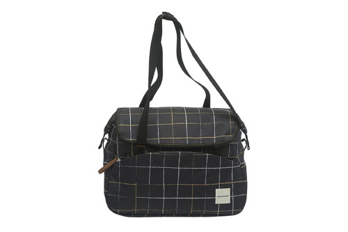 Bicycle Bag Check Tosca, black
