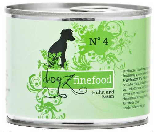 Dogz Finefood N.04 Chicken & Pheasant Wet Dog Food 200g