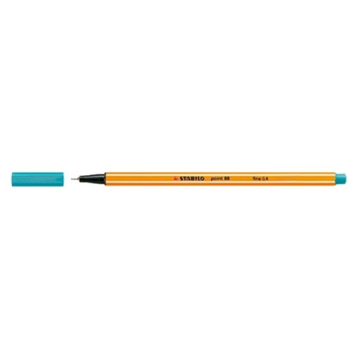 Stabilo Point 88 Fineliners 88/51 Turquoise Blue 10pcs