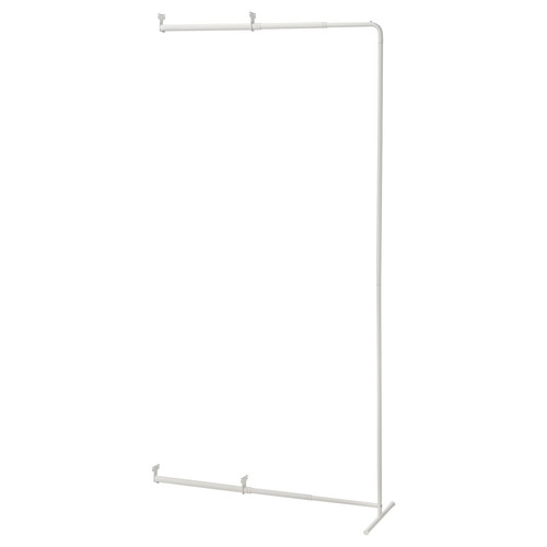 JOSTEIN Drying rack, in/outdoor, white, 36x115x180 cm