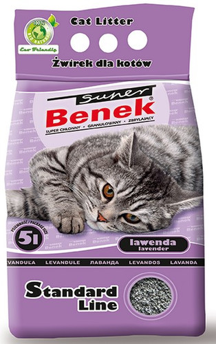 Cat Litter Super Benek Lavender 10L