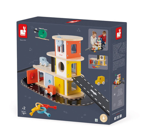 Janod Wooden Garage 2+