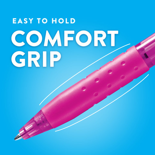 Paper Mate InkJoy 300RT Retractable Ballpoint Pens, Medium Point (1.0mm), black, 12pcs