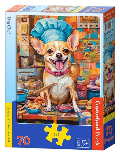 Castorland Children's Puzzle Dog Chef 70pcs 5+