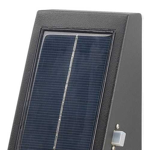 GoodHome Solar Wall Lamp Plevna 10 lm 5000 K, black
