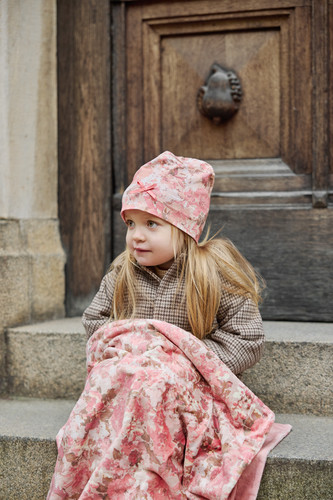 Elodie Details Pearl Velvet Blanket - River Rose