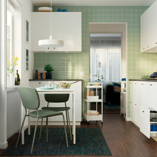 VIHALS Chair, green/Tibbleby grey-green