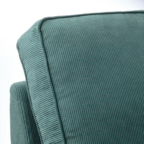 KIVIK Corner sofa, 4-seat, Kelinge grey-turquoise