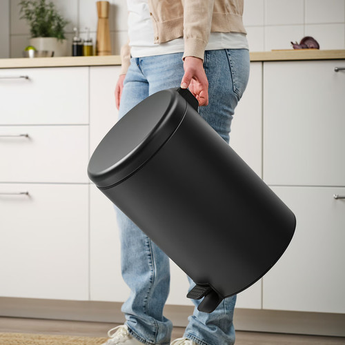 STENTRAPPA Pedal bin, anthracite, 18 l