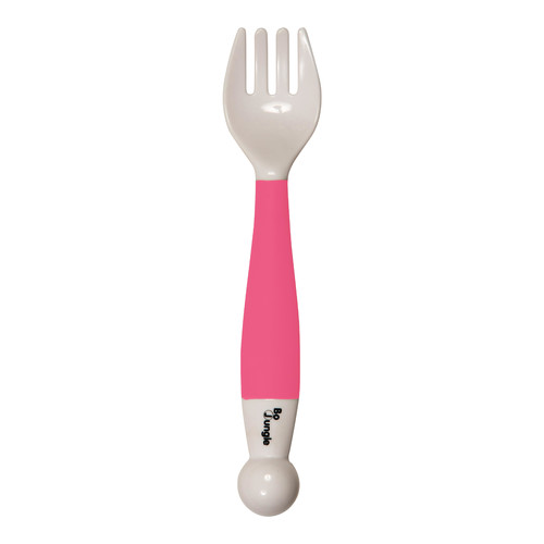 Bo Jungle B-Bendable Spoon and Fork Pink 1 set