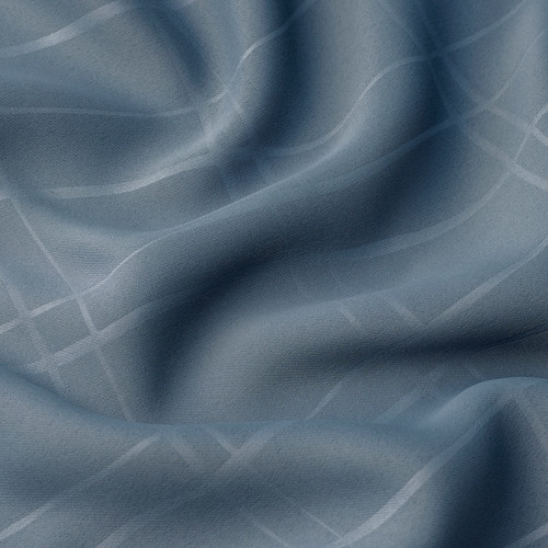 PRAKTTIDLÖSA Room darkening curtains, 1 pair, light blue, 145x300 cm