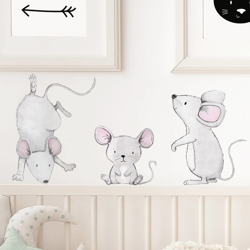 Wall Sticker Set - Mice Family