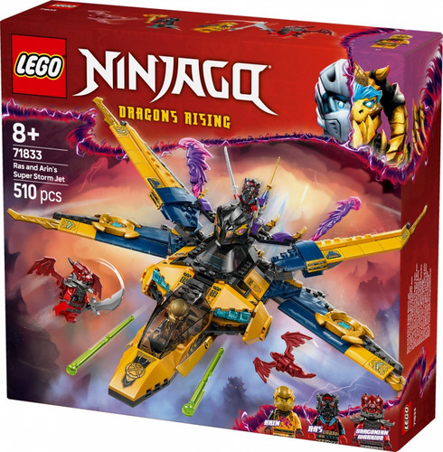 LEGO Ninjago Ras and Arins Super Storm Jet 8+