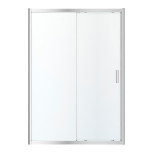 GoodHome Sliding Shower Door Beloya 140 cm, chrome/transparent