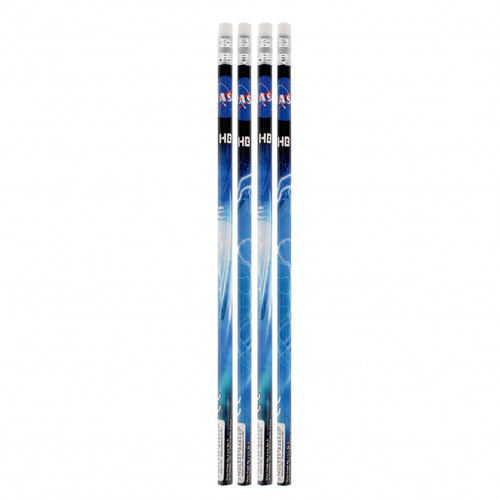 Starpak Pencil with Eraser NASA 4pcs