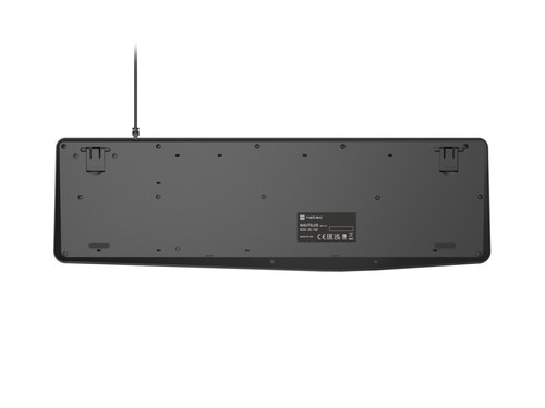 NATEC Keyboard Nautilus US, slim, black