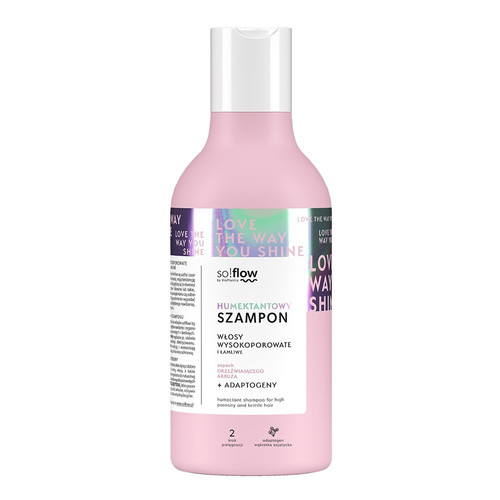 Vis Plantis So!Flow Humectant Shampoo For High Porosity and Brittle Hair Vegan 400ml