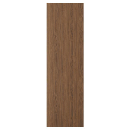 TISTORP Door, brown walnut effect, 60x200 cm