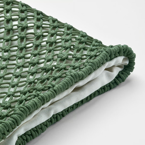 TOFTÖ Cushion cover, dark grey-green outdoor/indoor , 50x50 cm
