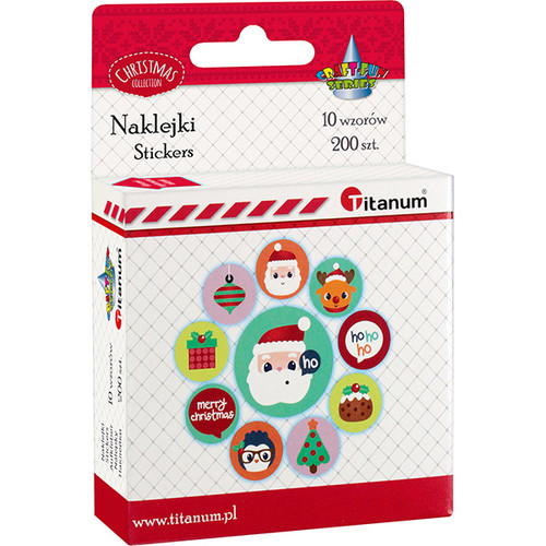 Craft-Fun Christmas Stickers 10 Patterns 200pcs