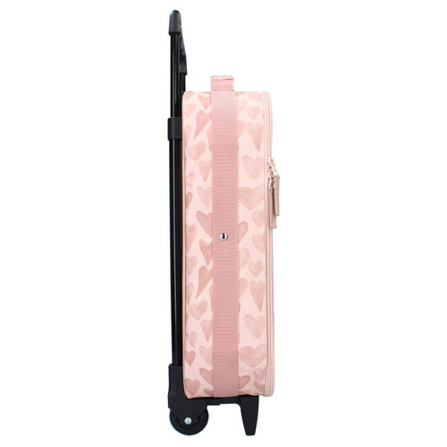 Kidzroom Trolley Suitcase Current Legend Heart, pink