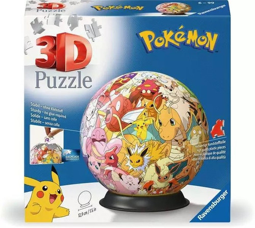 Ravensburger 3D Puzzle Ball Pokemon 6+