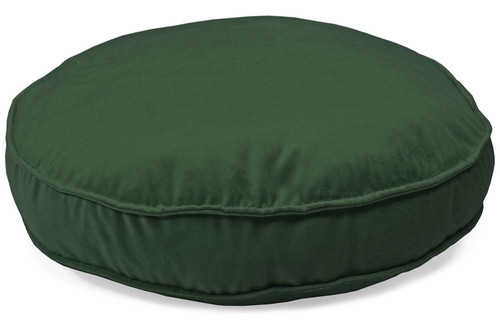 Velvet Seat Cushion Dog/Cat Bed 50 cm, dark green