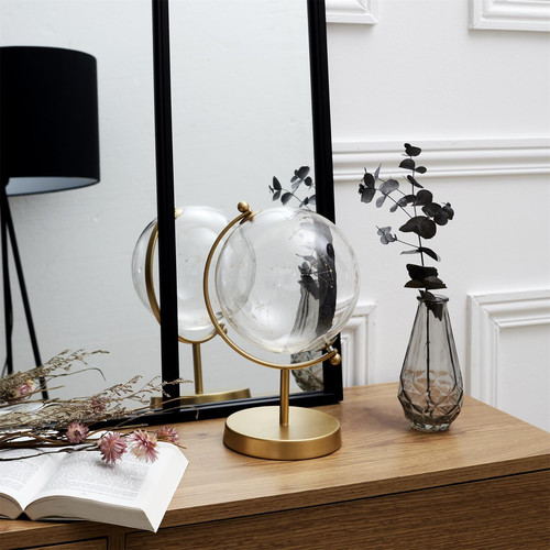 Decoration Globe Constellations, gold