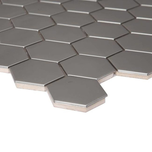 GoodHome Mosaic Tile Albena 30 x 30 cm, 1pc, grey