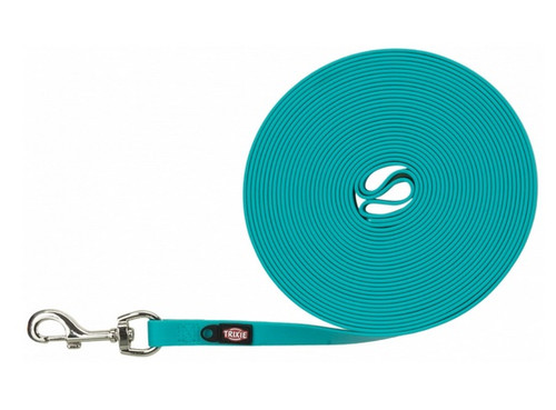 Trixie Tracking Leash Easy Life Size M-XL 10m/17mm, webbing, ocean blue