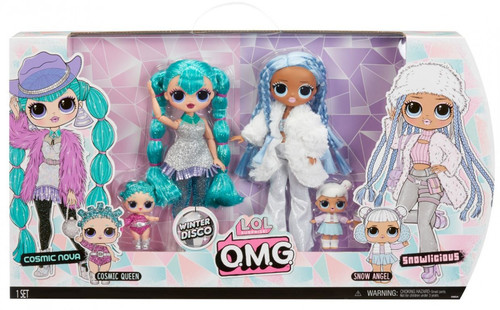 L.O.L. Surprise Dolls Set Winter Disco OMG Cosmic Nova & Snowlicious 3+