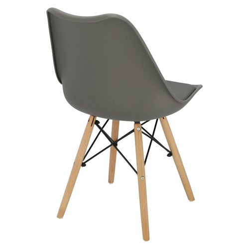 Dining Chair Norden DSW PP, dark grey