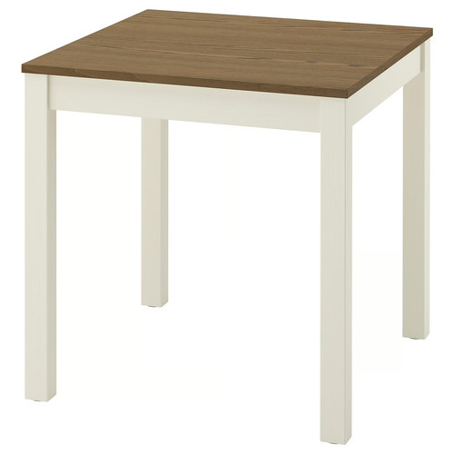 ÅLHULT Table, beige/brown, 80x74 cm