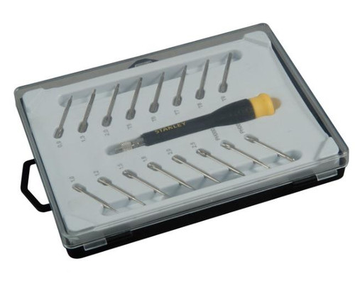 Stanley Precision Screwdriver with Interchangeable Tips 16pcs