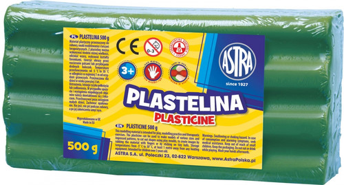 Astra Plasticine 500g, green