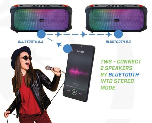Rebeltec Portable Bluetooth Speaker SoundBOX 500