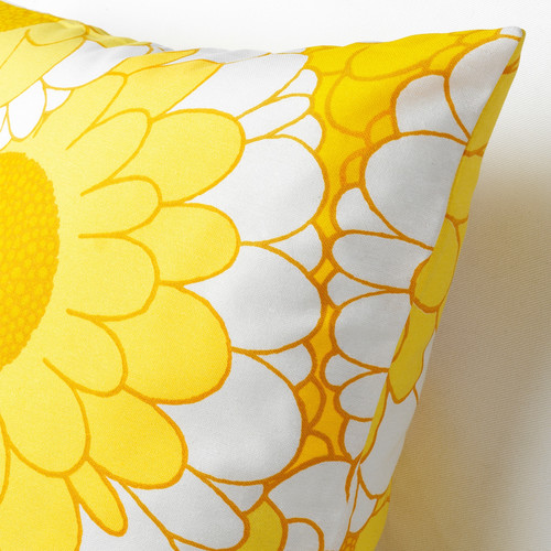 SANDETERNELL Cushion cover, yellow, 50x50 cm