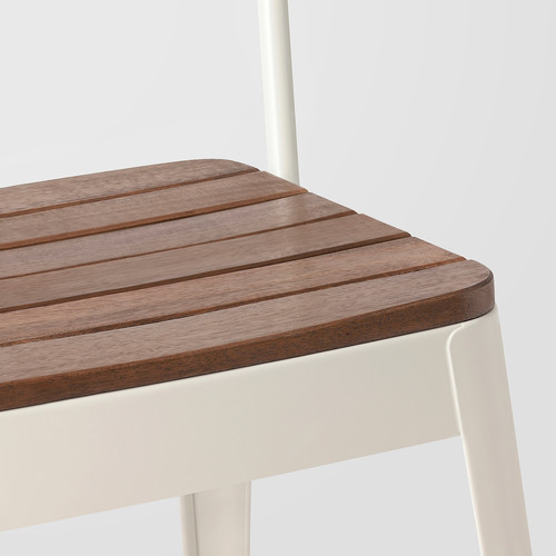 NORRMANSÖ Chair, outdoor, in/outdoor beige/acacia